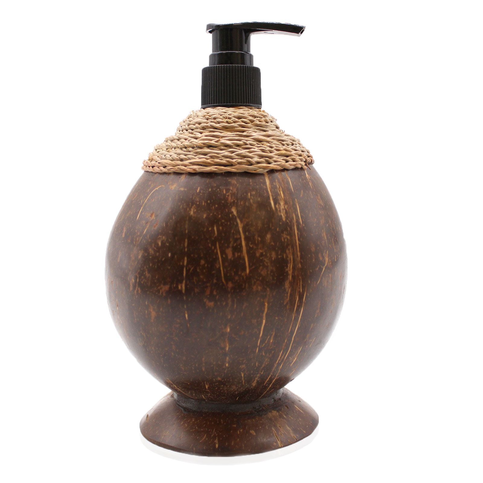 Natural Coconut Soap Dispenser - 150ml from our luxury teakwood soap dispensers collection