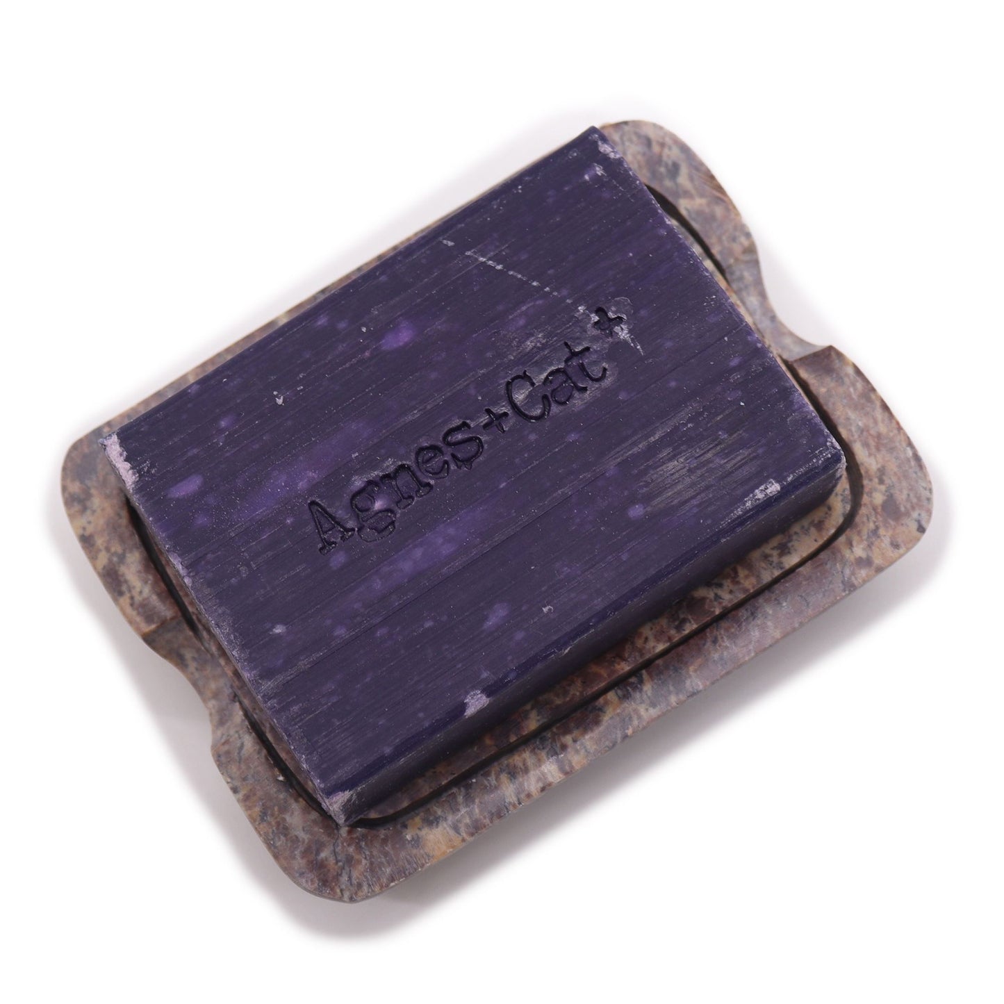 Soapstone Soap Dish & Drainer 11x8cm- Classic Square from our luxury stone soap dishes collection