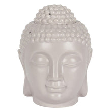 Cargar imagen en el visor de la galería, Large Grey Buddha Head Oil Burner
