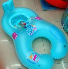 Cargar imagen en el visor de la galería, Enjoy a beautiful day with your toddler! Inflatable swimming ring for parent and child - Giftexonline
