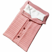 Load image into Gallery viewer, Warm Knitted Sleeping bag for babies
