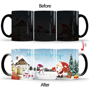 Merry Christmas Magic Mug Temperature Color Changing - Giftexonline