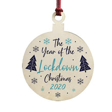 Carica l&#39;immagine nel visualizzatore di Gallery, Wood Christmas Tree Ornaments Lockdown
