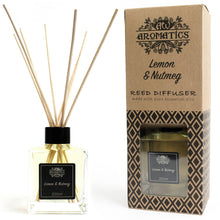 Load image into Gallery viewer, 200ml Lemon Nutmeg Essential Oil Reed Diffuser
