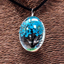 Load image into Gallery viewer, Pressed Flowers - Tree of Life set - Teal
