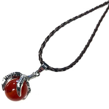 Load image into Gallery viewer, Small Dragon Claw Pendant - Carnelian
