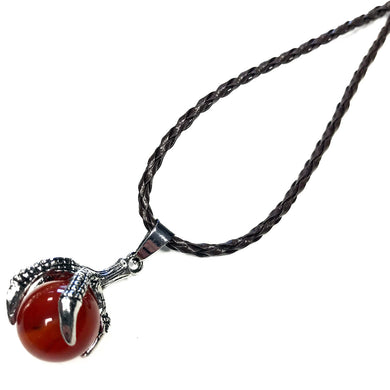 Small Dragon Claw Pendant - Carnelian