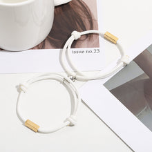 Load image into Gallery viewer, Customized Name Magnet Bracelet 1 pair(2pcs)
