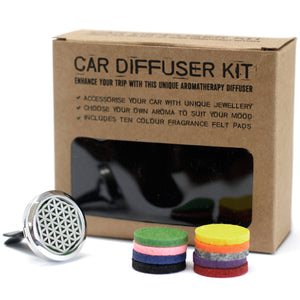 Car Diffuser Kit - Flower of Life - 30mm