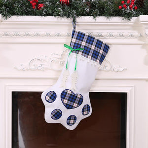 Dog paw Christmas stocking - Giftexonline