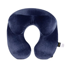 Cargar imagen en el visor de la galería, U-Shape Travel Pillow for Airplane Inflatable Neck Pillow Travel Accessories 4Colors Comfortable Pillows for Sleep Home Textile
