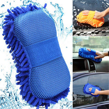 Load image into Gallery viewer, Ultra soft car cleaning sponge for wet and dry clean
