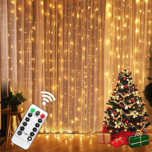 3x3 LED Christmas Decorations   with Remote Control - Giftexonline