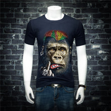 Load image into Gallery viewer, 3D short sleeve T-shirt men
