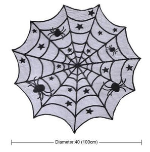 Ultra scary spider with matching table cloth( products sold individual)