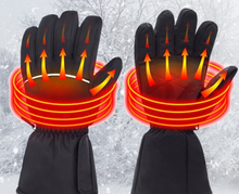 Load image into Gallery viewer, Waterproof Heated Outdoor Motorcycle Gloves
