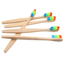 Load image into Gallery viewer, Colorful Head Bamboo Toothbrush - Giftexonline
