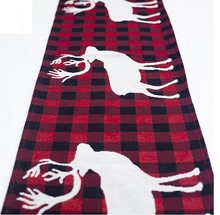 Carica l&#39;immagine nel visualizzatore di Gallery, Christmas themed cotton embroidery table flag - Giftexonline
