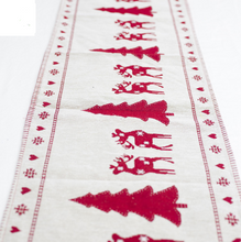 Charger l&#39;image dans la galerie, Christmas themed cotton embroidery table flag - Giftexonline
