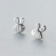 Load image into Gallery viewer, 7mmX8mm Hollow Bees Stud Earrings for Women and kids - Giftexonline
