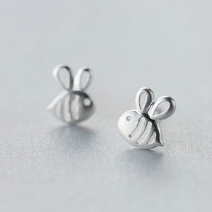 7mmX8mm Hollow Bees Stud Earrings for Women and kids - Giftexonline
