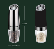 Load image into Gallery viewer, Homgeek Salt Pepper Mills Portable Automatic Electric Gravity Pepper Grinder Electric Pepper Grinder Kitchen Cooking BBQ Tools
