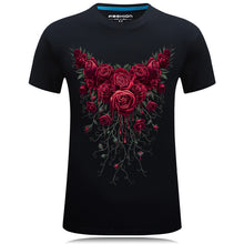 Load image into Gallery viewer, Men&#39;s short sleeved 3D T-shirts pure cotton
