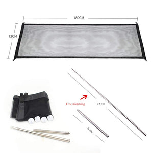 Retractable Pet Dog Gate Safety Folding Guard