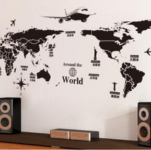Load image into Gallery viewer, World Map Wall Stickers
