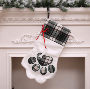 Dog paw Christmas stocking - Giftexonline