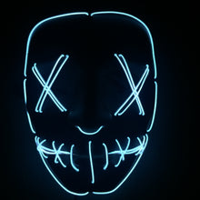 Load image into Gallery viewer, Halloween Led Glowing Full Face Mask
