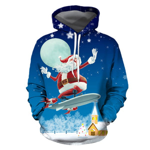 Unisex Men Women 2019 Christmas Ugly Cat Funny Snowman Christmas sweater Pockets  Funny Christmas Party