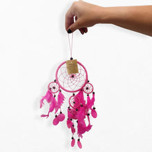 Load image into Gallery viewer, Vie Naturals Capiz Dream Catcher, 12cm, Pink
