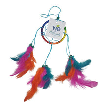 Load image into Gallery viewer, Vie Naturals Dream Catcher, 6cm Ring with Bead, Rainbow
