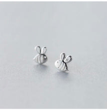 Load image into Gallery viewer, 7mmX8mm Hollow Bees Stud Earrings for Women and kids - Giftexonline
