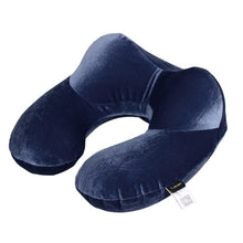 Load image into Gallery viewer, U-Shape Travel Pillow for Airplane Inflatable Neck Pillow Travel Accessories 4Colors Comfortable Pillows for Sleep Home Textile
