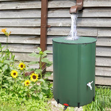 Load image into Gallery viewer, 100 Gallon Folding Rain Barrel Water Collector Green
