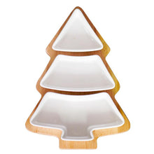 Load image into Gallery viewer, Christmas Tree Ceramic Plates set of 4 - Giftexonline
