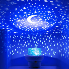 Load image into Gallery viewer, Star projector  rotating night lamp for children
