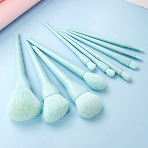 10pcs Luxury Makeup Brushes Sets For Foundation Powder Blush Eyeshadow Concealer Lip Eye Makeup Brush Cosmetics Beauty Tool
