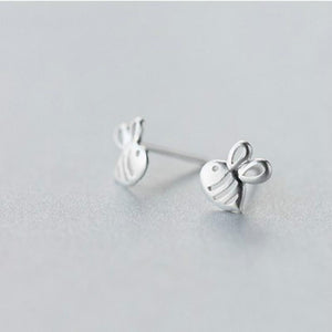 7mmX8mm Hollow Bees Stud Earrings for Women and kids - Giftexonline