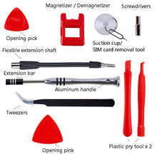 Load image into Gallery viewer, Magnetic screwdriver repair set (110 pc) for electronics and furniture assembly

