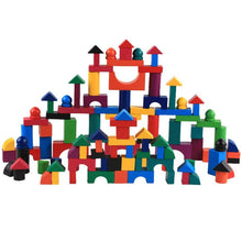 Load image into Gallery viewer, Great set of wood  building blocks 112 PCS
