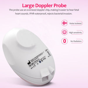 Portable Doppler baby sound heart