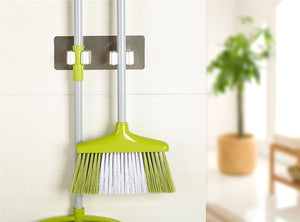Organise your cleaning supplies with our wall mounted mop organiser holder