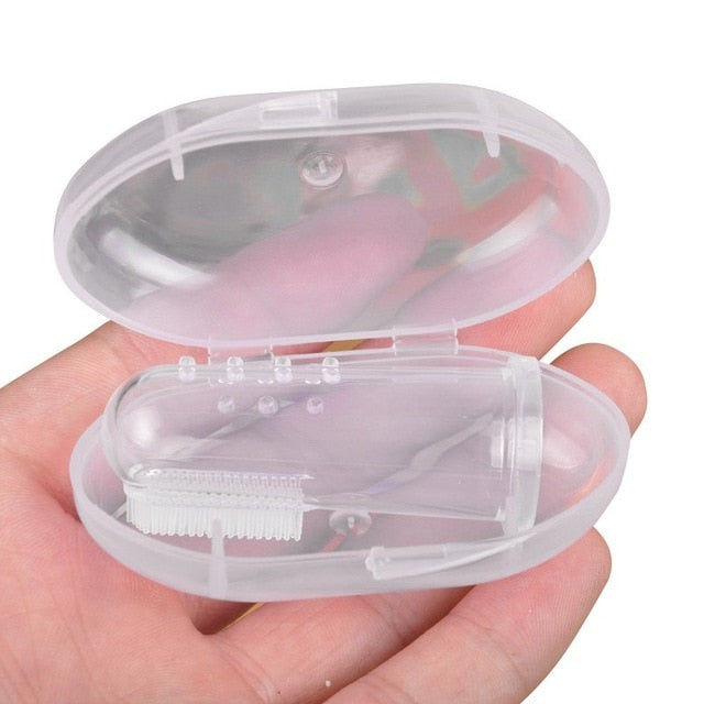 Baby  finger toothbrush with  box - Giftexonline
