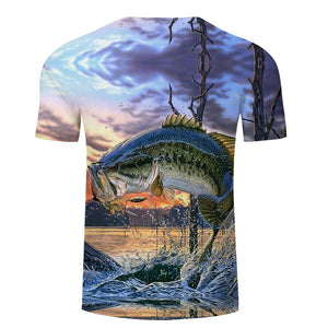 Fisherman 3d printing t shirt