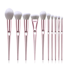 Load image into Gallery viewer, 10Pcs Eye Makeup Brushes Set Eye Shadow Eyebrow Sculpting Power Brushes Facial Makeup Cosmetic Brush Tools
