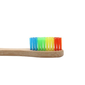 Colorful Head Bamboo Toothbrush - Giftexonline