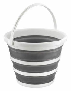 HOME+ COLLAPSIBLE FOLDING HOUSEHOLD 10ltr BUCKET PLASTIC STORAGE NEW